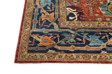 Orientmattor handknuten Farahan Oriental carpet, 301x249 cm, showcasing intricate traditional patterns and rich colors.