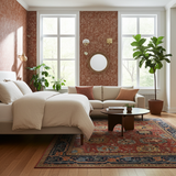 Orientmattor handknuten Farahan Oriental rug, 301 x 249 cm, featuring intricate traditional patterns and rich colors.