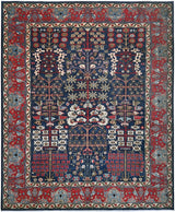 Orientmattor Handknuten Farahan Oriental carpet, classic design in 303x248 cm, detailed woven pattern and rich colors.