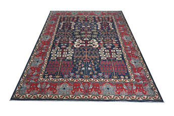 Orientmattor Handknuten Farahan Oriental rug, 303 x 248 cm, classic carpet with intricate patterns and warm colors.
