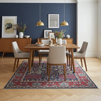 Orientmattor handknuten Farahan oriental carpet, classic design, 303x248 cm, detailed intricate patterns, traditional craftsmanship