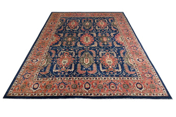 Handknuten Farahan Oriental carpet from Orientmattor, 343 x 267 cm, showcasing intricate traditional patterns and rich colors.