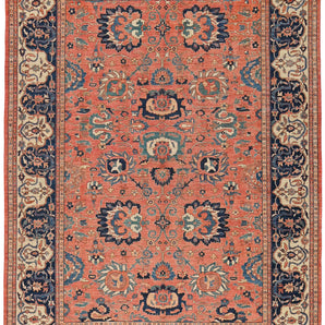 Orientmattor handknuten Farahan Oriental rug, 431x306 cm, featuring intricate classic carpet design and rich traditional patterns.