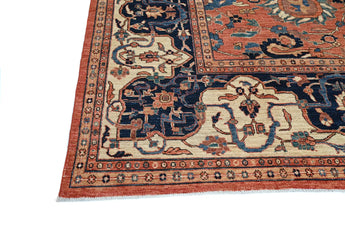 Handknuten Farahan Oriental carpet, classic design, 431x306 cm, by Orientmattor, showcasing intricate patterns and rich colors.