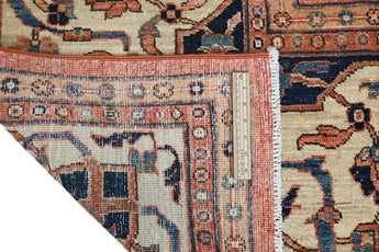 Orientmattor Handknuten Farahan Oriental rug, classic carpet with intricate patterns, measuring 431 x 306 cm.