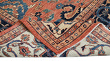Orientmattor handknuten Farahan Oriental carpet, 431 x 306 cm, showcasing intricate traditional patterns and rich colors.