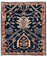 Handknuten Farahan Oriental rug, 82x68 cm, classic design by Orientmattor, featuring intricate patterns and rich colors.