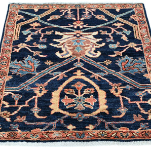 Handknuten Farahan Oriental rug, 82x68 cm, classic carpet by Orientmattor with intricate traditional patterns.
