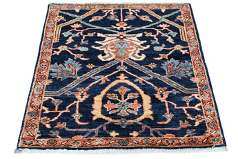 Handknuten Farahan Oriental rug, 82x68 cm, classic carpet by Orientmattor with intricate traditional patterns.