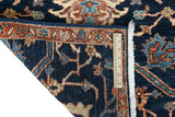 Handwoven Farahan Oriental rug by Orientmattor, classic carpet in beige and red tones, 82x68 cm, detailed traditional design.
