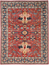 Handknuten Filpa Oriental rug by Orientmattor, classic carpet with intricate patterns, measuring 363x272 cm.