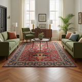 Orientmattor handknuten oriental rug, classic carpet with intricate patterns, measuring 363 x 272 cm, Nr. 65289.