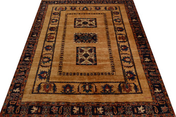 Handknuten Ghashghai Oriental carpet, 223x170 cm, classic design by Orientmattor, featuring intricate patterns and rich colors.