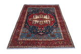 Handknuten Heriz Oriental rug, classic carpet from Orientmattor, size 193x149 cm, detailed woven design, traditional craftsmanship.