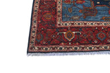 Handknuten Heriz Oriental rug, classic carpet by Orientmattor, 193x149 cm with intricate geometric patterns.
