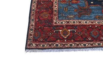 Handknuten Heriz Oriental rug, classic carpet by Orientmattor, 193x149 cm with intricate geometric patterns.