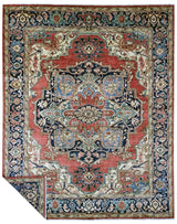 Handknuten Heriz Oriental rug, 306x245 cm, classic carpet by Orientmattor with intricate geometric patterns and warm tones.