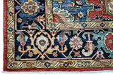 Handknuten Heriz Oriental rug, classic carpet by Orientmattor, measuring 306 x 245 cm with intricate patterns and rich colors.