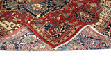 Handknuten Heriz Oriental rug by Orientmattor, classic carpet in 308x250 cm with intricate geometric patterns and rich colors.