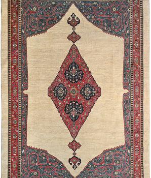 Handknuten Heriz Oriental rug from Orientmattor, 354x267 cm, featuring intricate traditional patterns and rich colors.