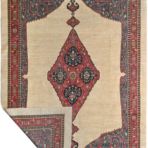 Handknuten Heriz Oriental rug from Orientmattor, classic 354x267 cm with intricate geometric patterns and rich colors.