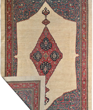 Handknuten Heriz Oriental rug from Orientmattor, classic 354x267 cm with intricate geometric patterns and rich colors.