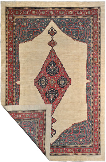 Handknuten Heriz Oriental rug from Orientmattor, classic 354x267 cm with intricate geometric patterns and rich colors.