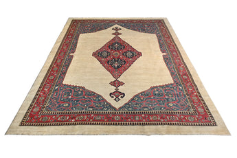 Handknuten Heriz Oriental rug from Orientmattor, classic carpet with intricate patterns, measuring 354x267 cm.