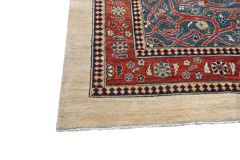 Handknuten Heriz Oriental carpet, 354x267 cm, classic design by Orientmattor, showcasing intricate patterns and rich colors.