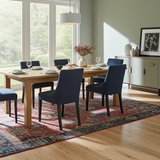 Large handwoven Heriz Oriental rug by Orientmattor, 360x275 cm, featuring intricate classic Persian carpet design.