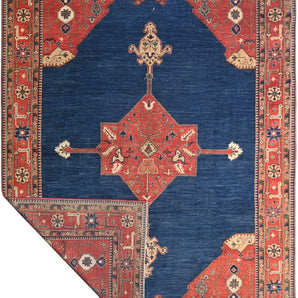 Orientmattor Handknuten Heriz Oriental carpet, 360x278 cm, classic design with intricate patterns and rich colors.