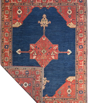 Orientmattor Handknuten Heriz Oriental carpet, 360x278 cm, classic design with intricate patterns and rich colors.