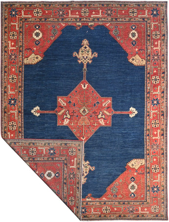 Orientmattor Handknuten Heriz Oriental carpet, 360x278 cm, classic design with intricate patterns and rich colors.