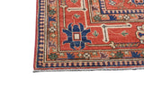 Handwoven Heriz Oriental rug by Orientmattor, 360 x 278 cm, featuring traditional geometric patterns in rich colors.