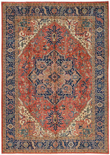 Orientmattor Handknuten Heriz Oriental rug, classic carpet with intricate patterns, measuring 427x299 cm, Nr. 65305.