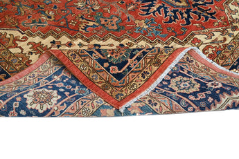 Handknuten Heriz Oriental rug by Orientmattor, classic carpet with intricate patterns, measuring 427 x 299 cm.