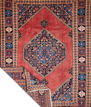 Orientmattor Persian Heriz handknuten matta, 323x235 cm, featuring intricate geometric patterns and rich colors.