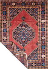 Orientmattor Persian Heriz handknuten matta, 323x235 cm, featuring intricate geometric patterns and rich colors.