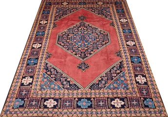 Heriz Persian handknuten matta in classic style, 323x235 cm, with intricate patterns and rich colors from Orientmattor.