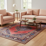 Handwoven Heriz Persian rug by Orientmattor, classic carpet with intricate geometric patterns, measuring 323x235 cm.