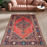 Handwoven Heriz Persian rug by Orientmattor, classic carpet with intricate patterns, measuring 323 x 235 cm.