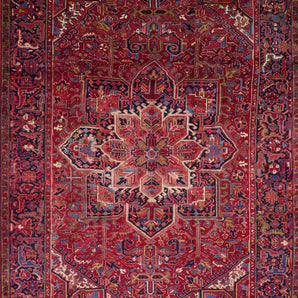 Handknuten Matta Heriz Persian 385 x 257 cm Nr. 65110 - Orientmattor