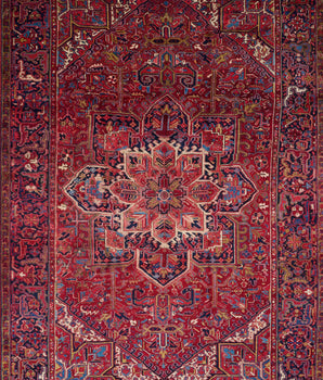 Handknuten Matta Heriz Persian 385 x 257 cm Nr. 65110 - Orientmattor