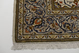 Handknuten Kashan Oriental rug by Orientmattor, classic carpet in 211x142 cm with intricate patterns and rich colors.