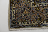 Handknuten Kashan Oriental carpet, 220 x 142 cm, classic design by Orientmattor, detailed woven pattern in warm tones.