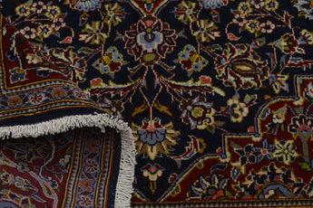 Handknuten Kashan Oriental carpet from Orientmattor, 234x142 cm, featuring intricate classic carpet design.