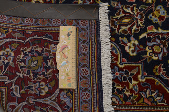 Handknuten Kashan Oriental carpet, 234x142 cm, classic design by Orientmattor featuring intricate traditional patterns.