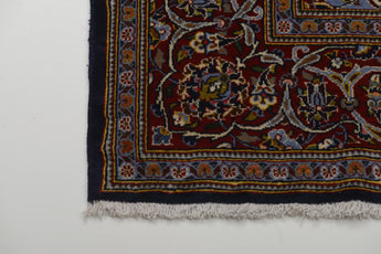Handknuten Kashan Oriental rug from Orientmattor, 234x142 cm, featuring intricate traditional patterns and rich colors.
