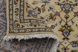 Handknuten Kashan Oriental carpet from Orientmattor, 275 x 200 cm, featuring intricate classic design and rich colors.