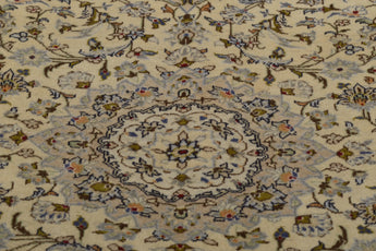 Handknuten Kashan Oriental rug by Orientmattor, 275x200 cm, classic carpet with intricate patterns and rich colors.